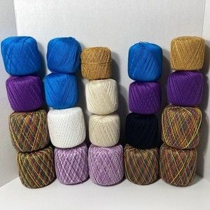 20 Crochet Thread Aunt Lydia's Variety Bundle